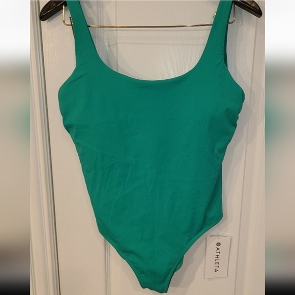 Athleta Scoop Neck Swimsuit size LP NWT - Picture 2 of 6